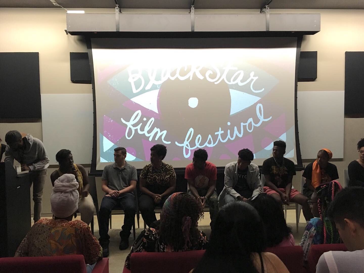 Panel with youth filmmakers