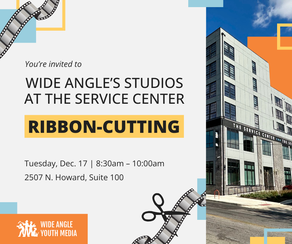 Ribbon-Cutting for Wide Angle's Studios at the Service Center