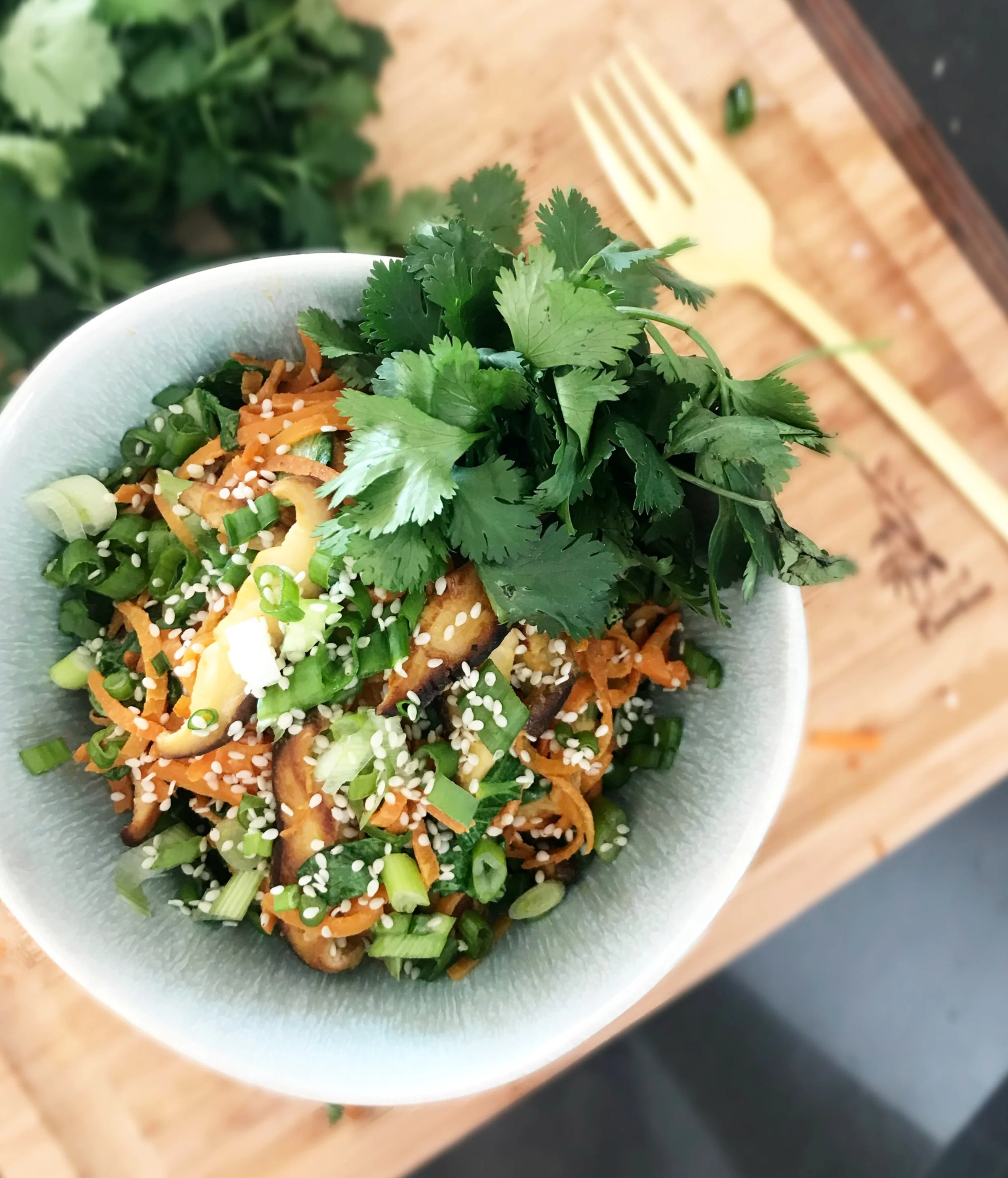 Carrot Noodle Stir Fry