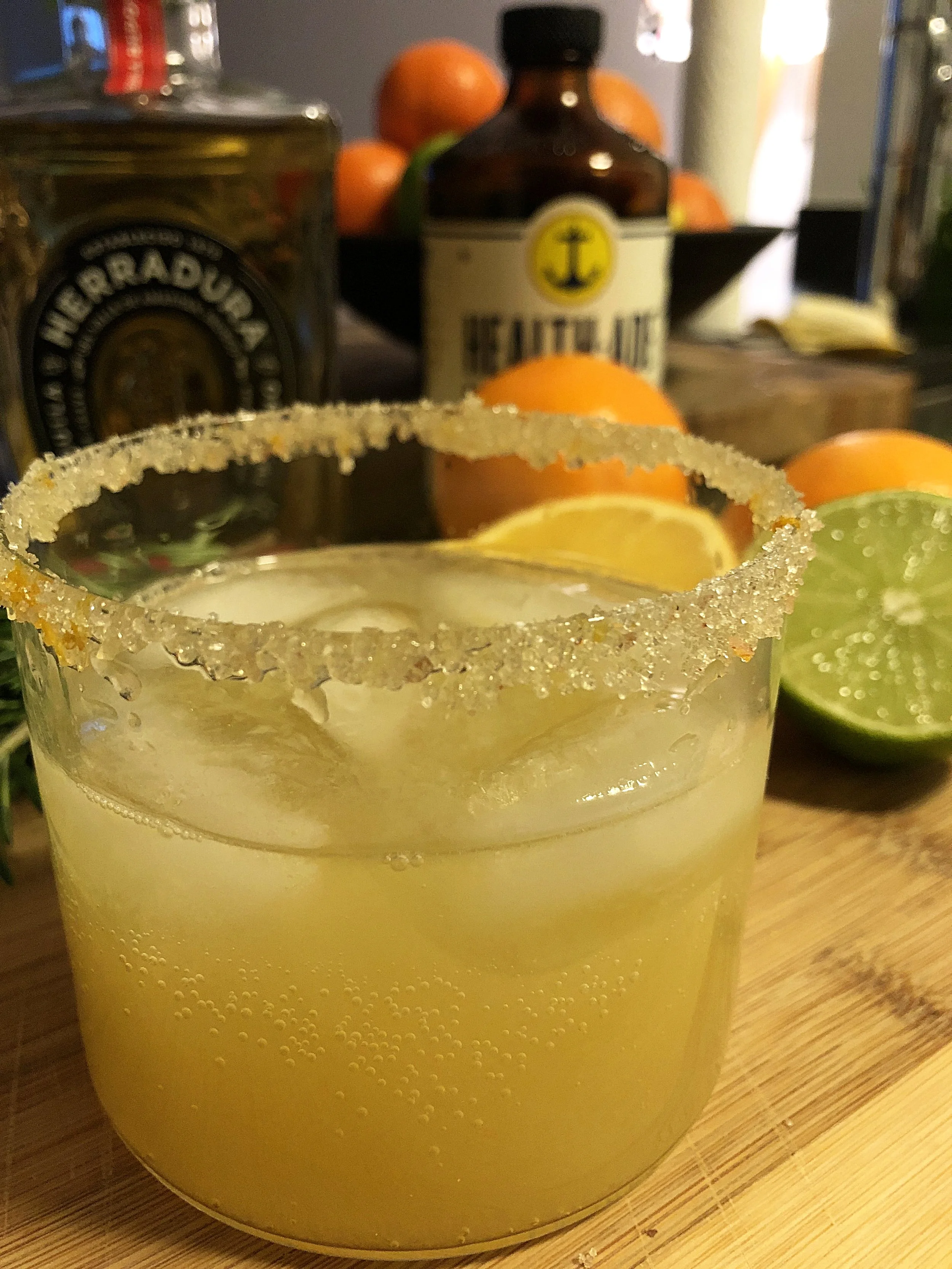 Cocktail Time! Ginger Kombucha Margarita