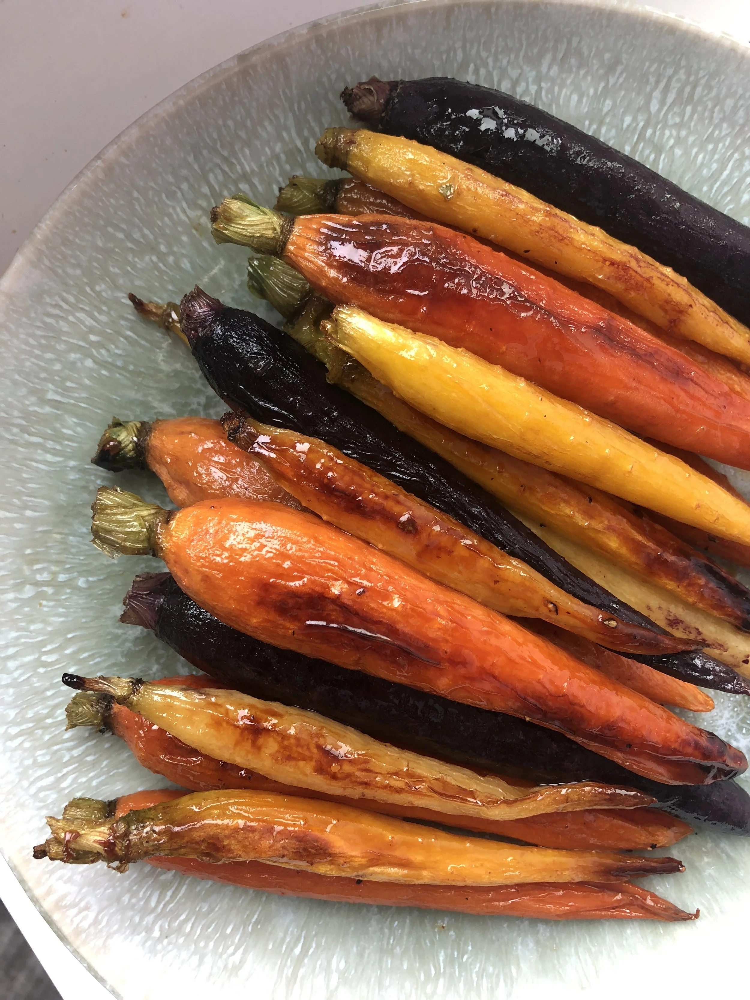 Orange Maple Roasted Carrots