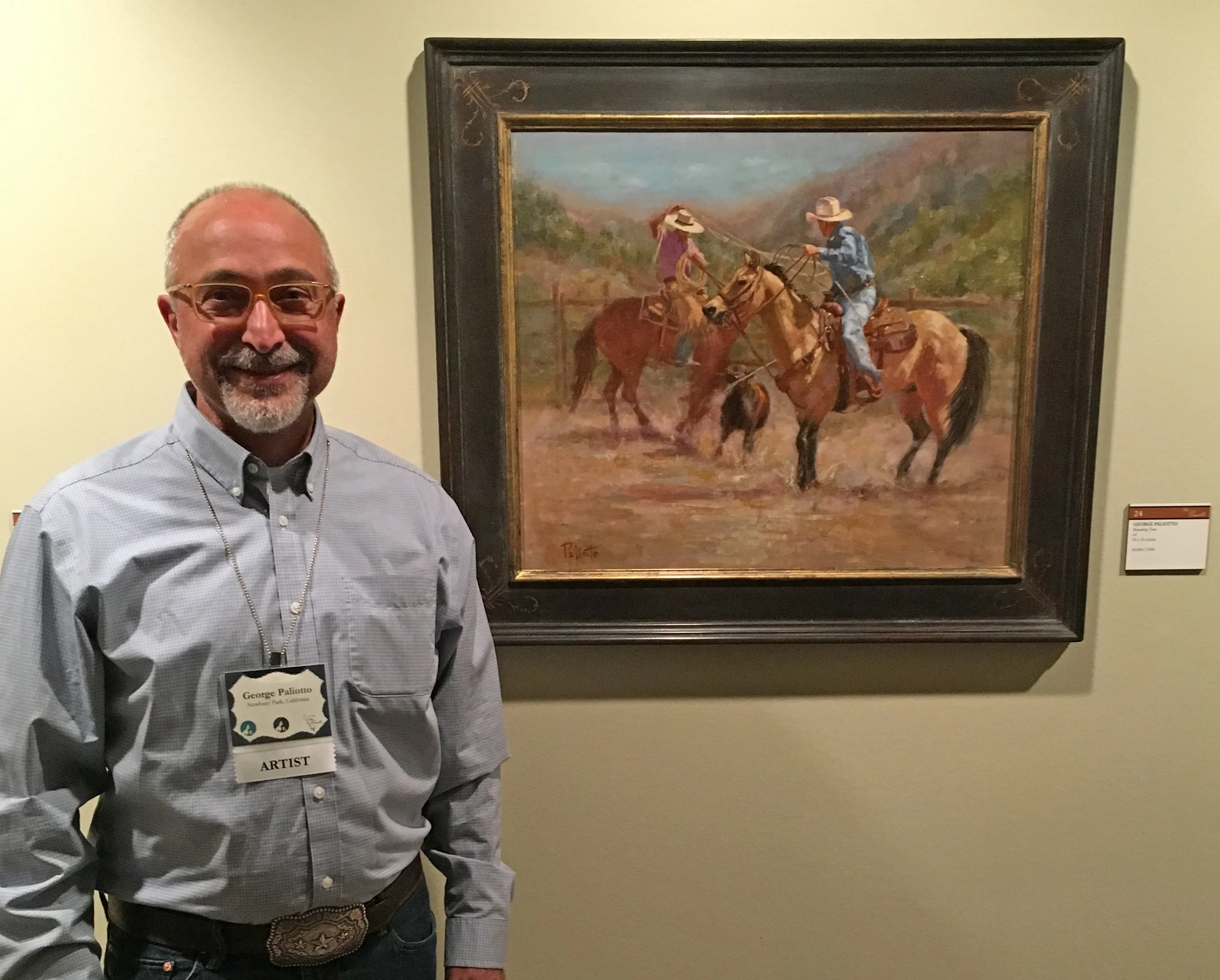 George Paliotto at the C.M. Russell Museum Auction 2015