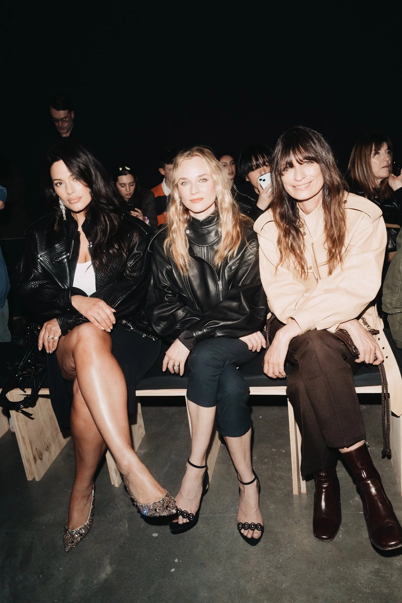  Ashley Graham, Diane Kruger, and Caroline De Maigret 