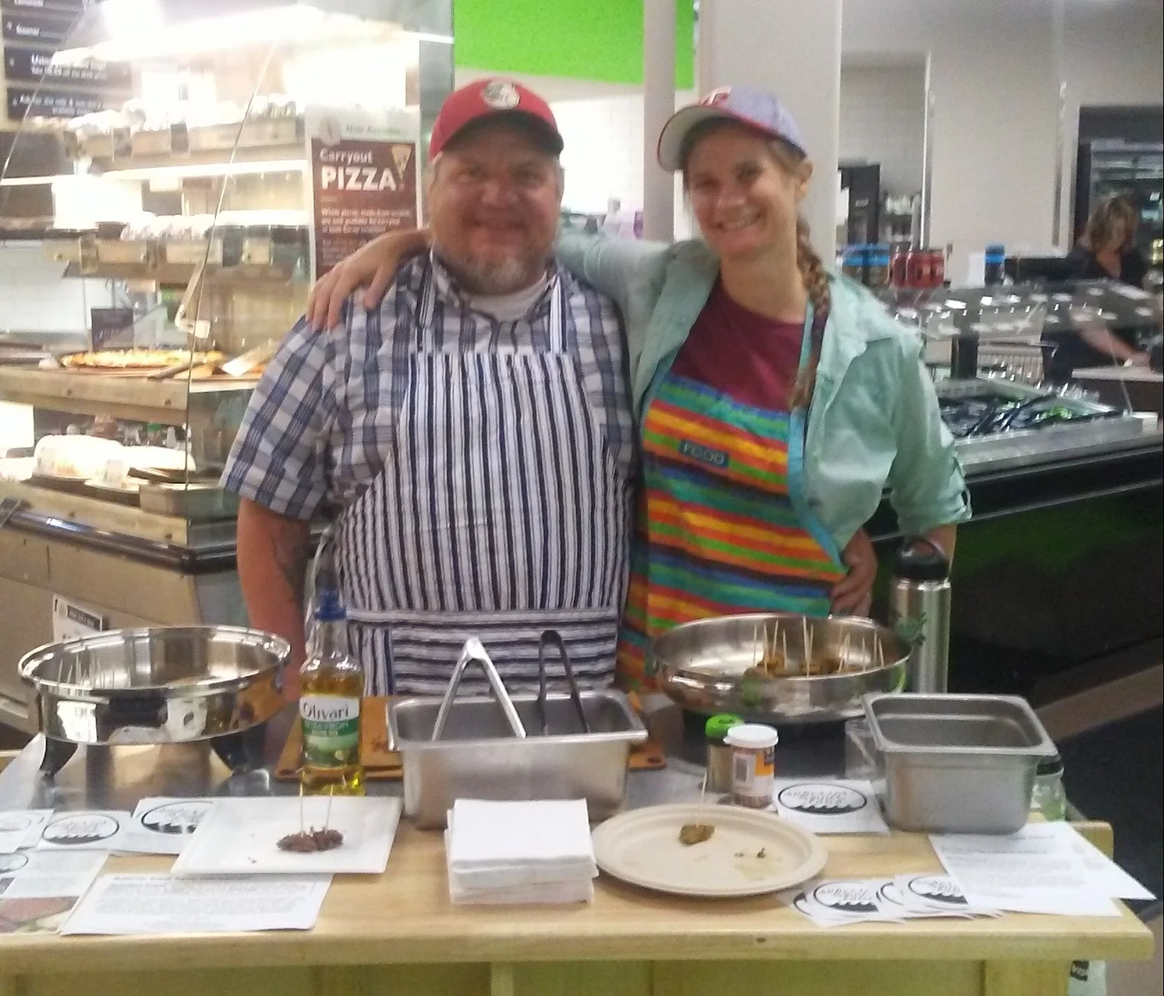 SSB Founders Shane & Gail at Whole Foods Co-Op Denfeld.