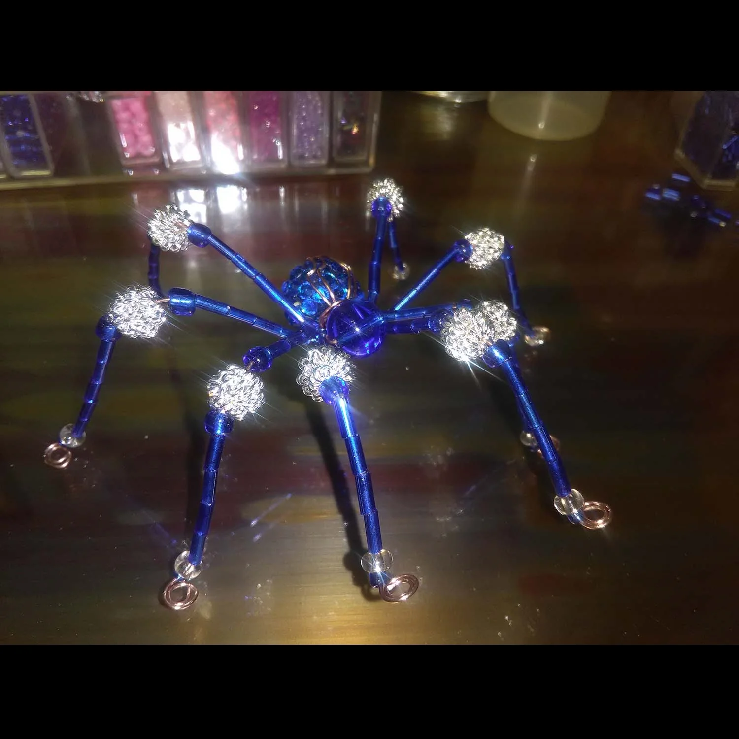 Hand crafted Beaded Spider