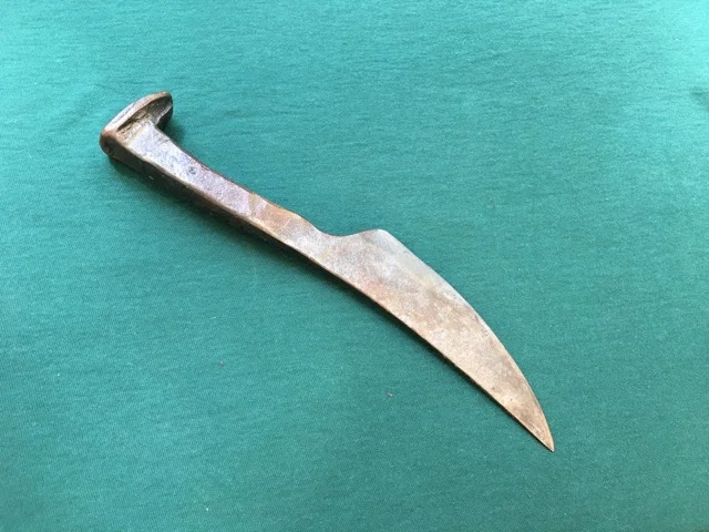 Hand Forged Railroad Spike Knife