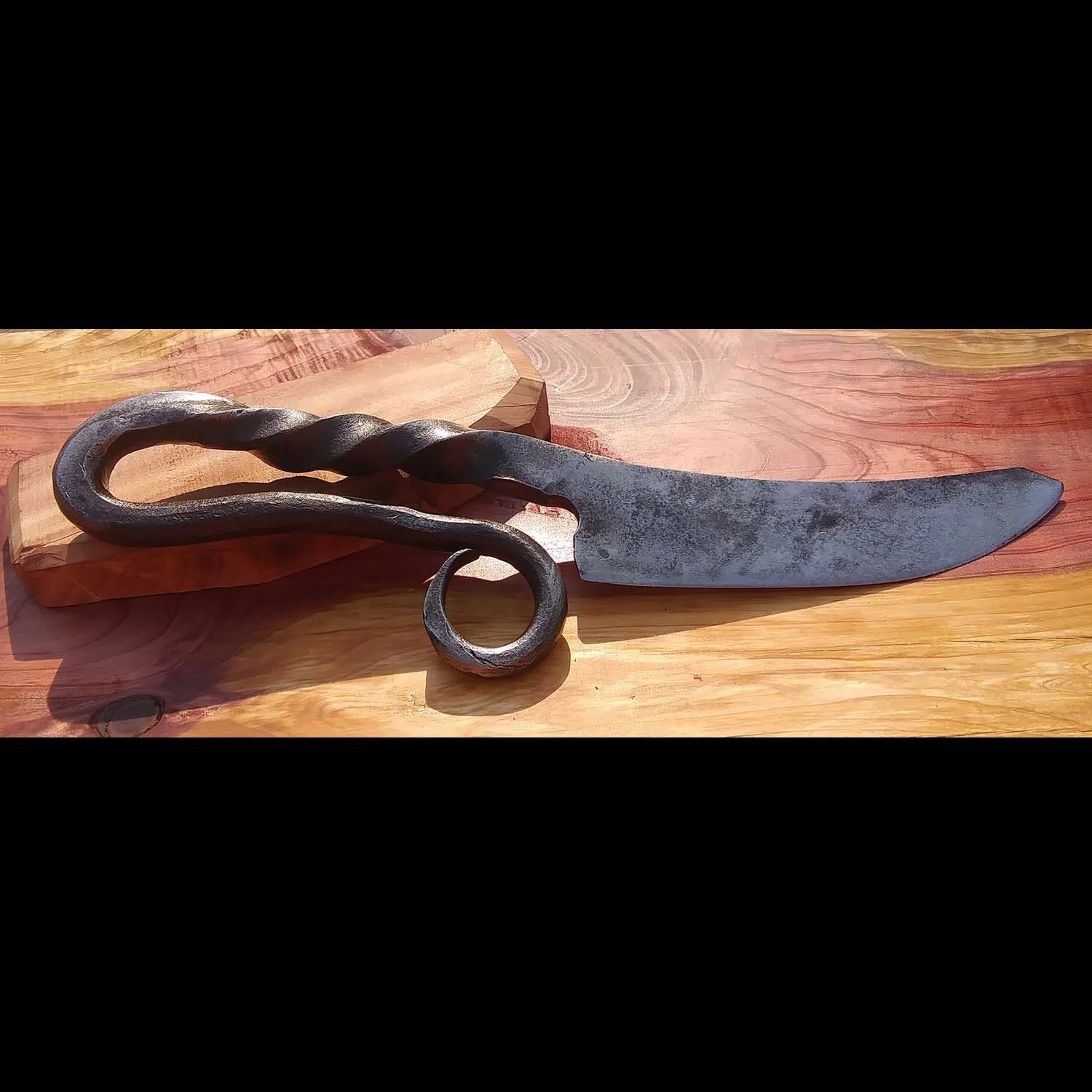 Ring Handled Railroad Spike Knife