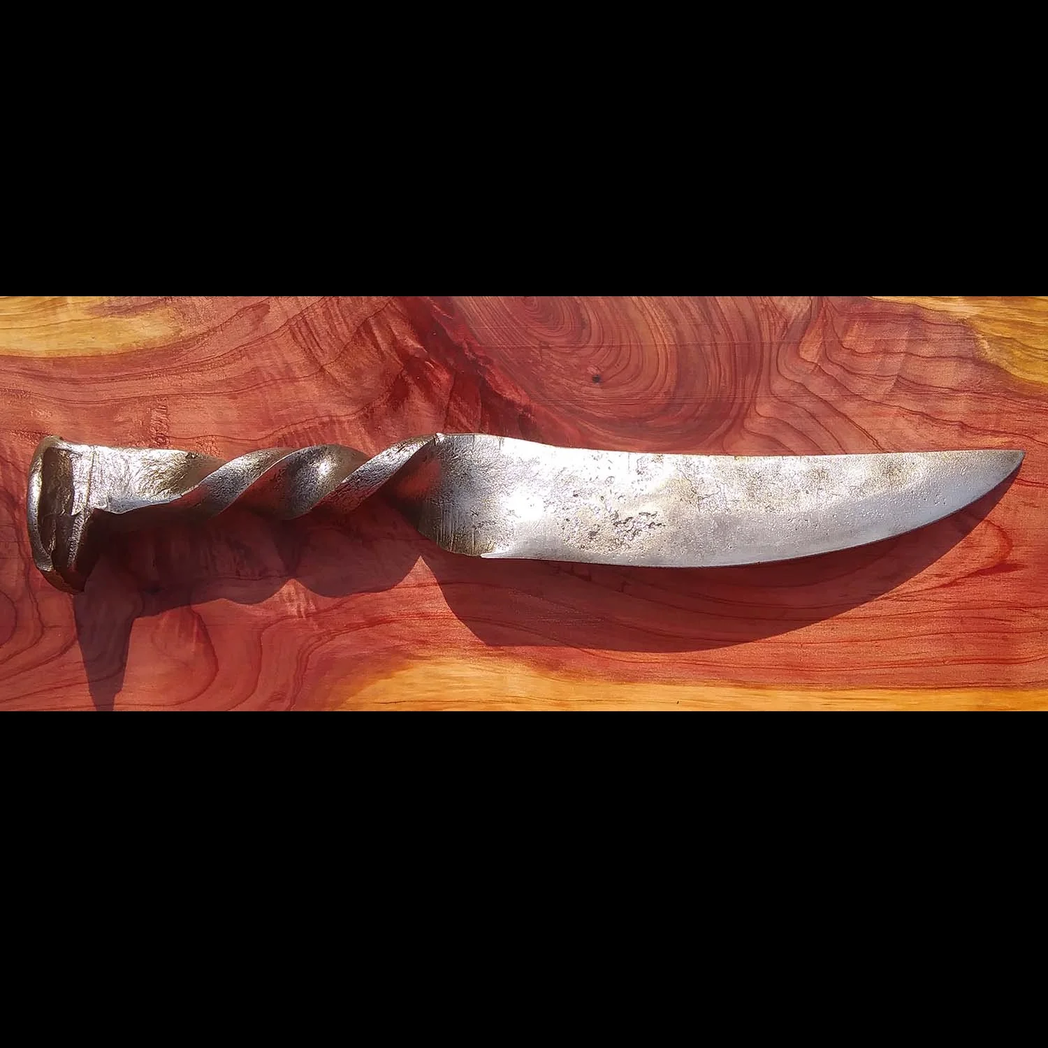 Hand Forged Railroad Spike Knife