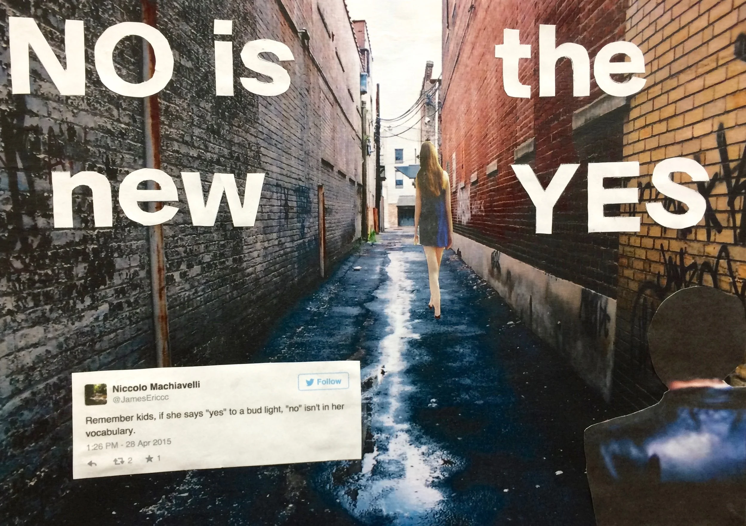 NO IS THE NEW YES, GRADE 9, TCDSB, 2016