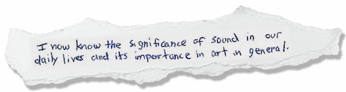 THESE QUOTES WERE HAND TRANSFERRED FROM STUDENT FEEDBACK COLLECTED 2007-2017. SEE MORE OF WHAT WORKSHOP PARTICIPANTS HAD TO SAY ABOUT THEIR EXPERIENCE HERE