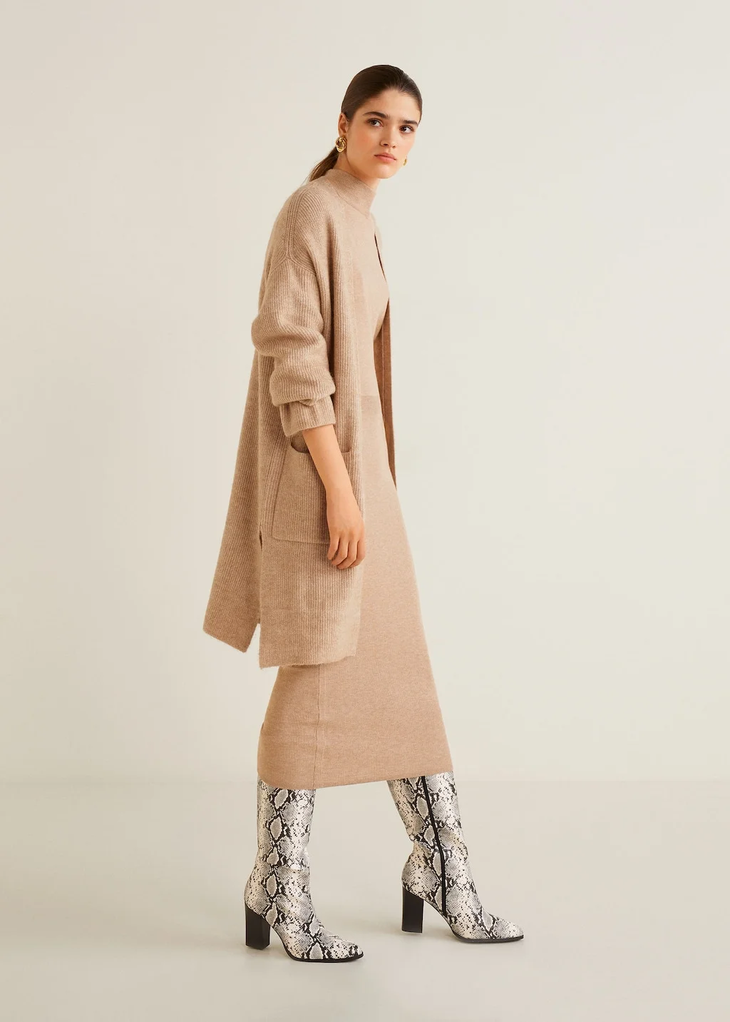 Pocket Long Cardigan