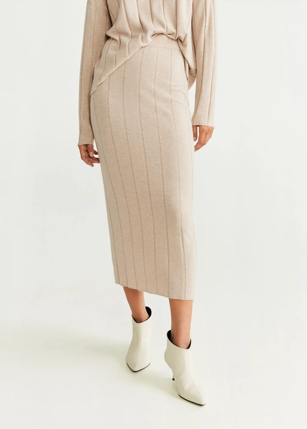 Ribbed Midi Skirt $49.99