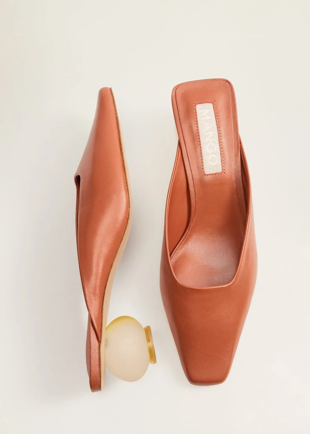 Slingback Leather Heels $119