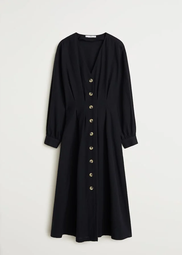 Buttoned Midi Dress $79.99