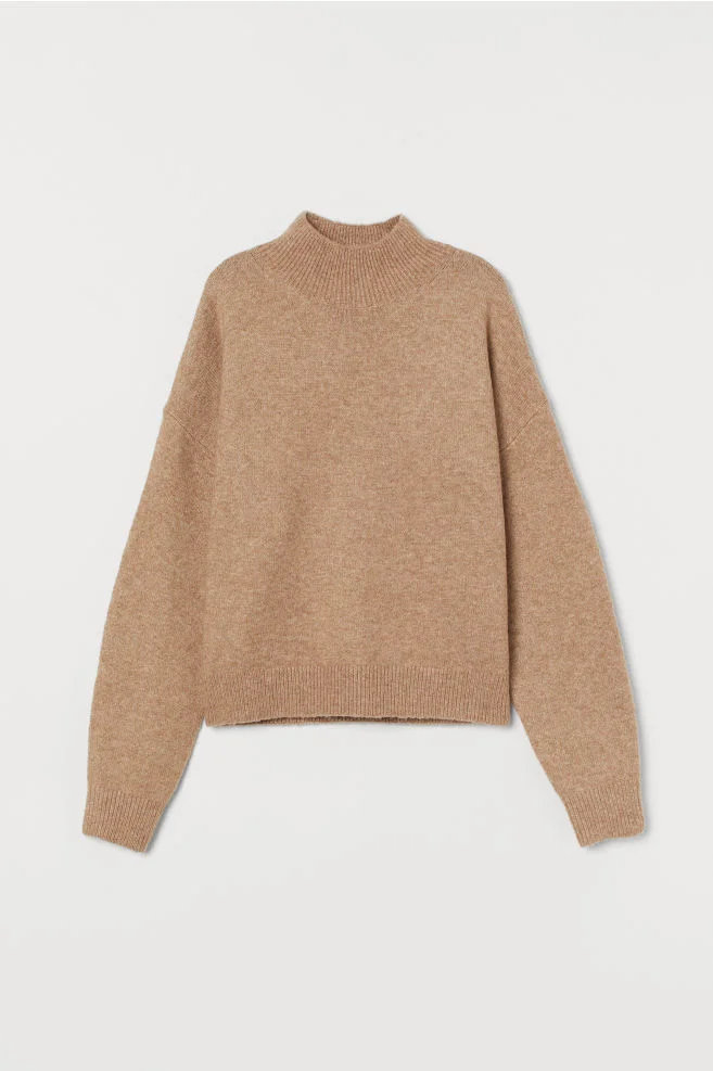 Knit Mock-turtleneck Sweater $29.99