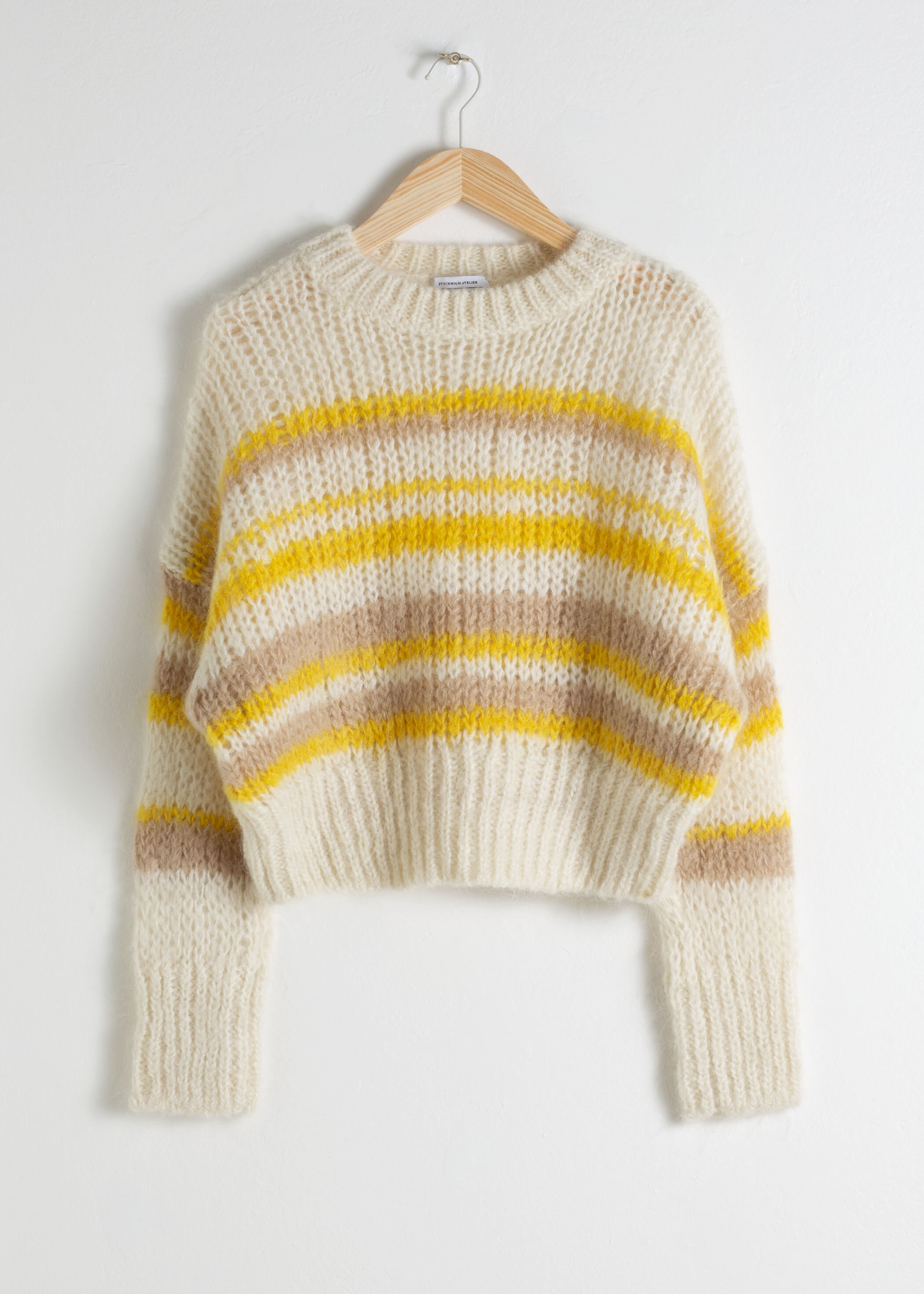 Wool Blend Chunky Knit Sweater