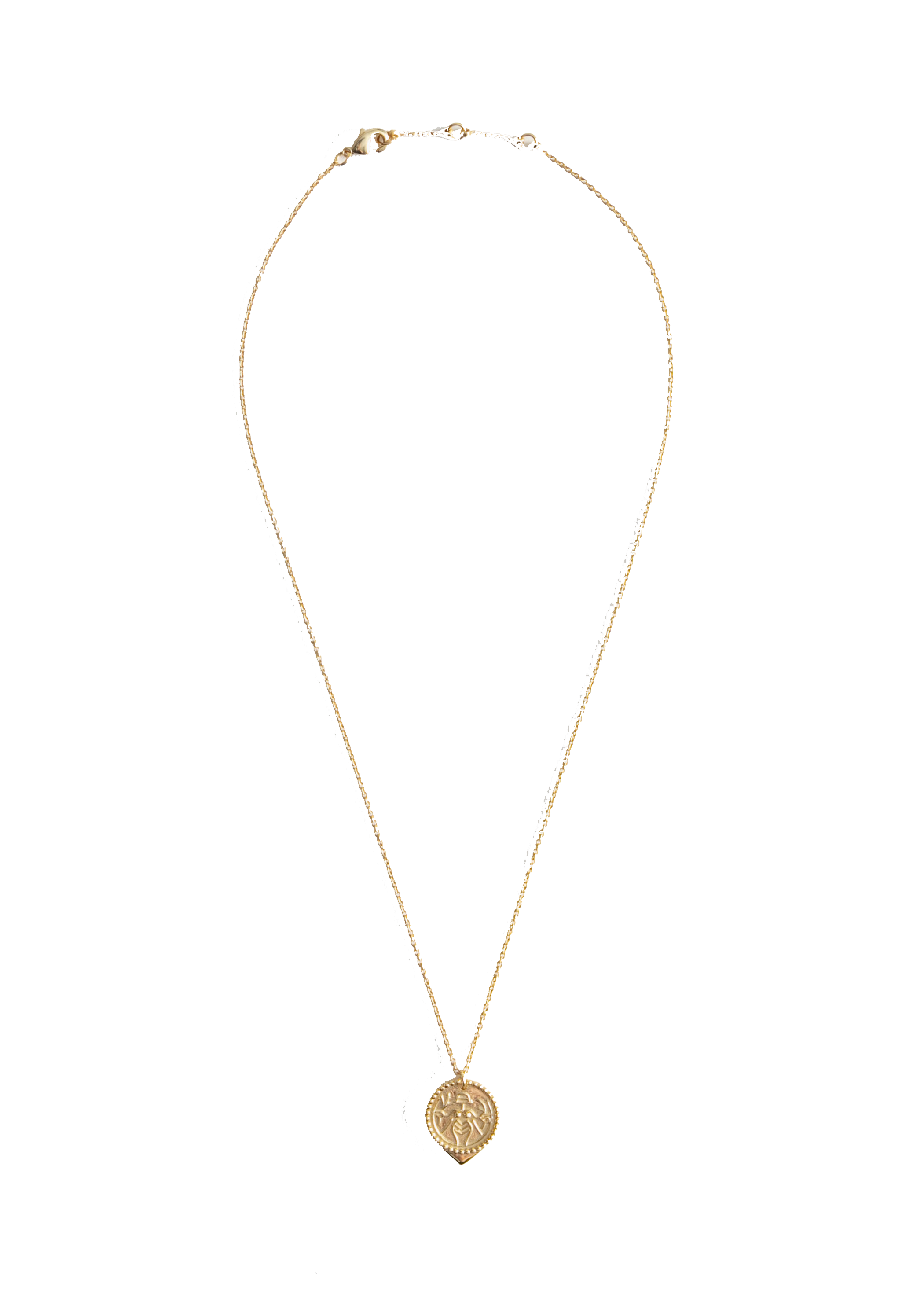 Engraved Pendant Necklace