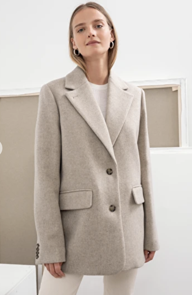 Oversized Wool Blazer