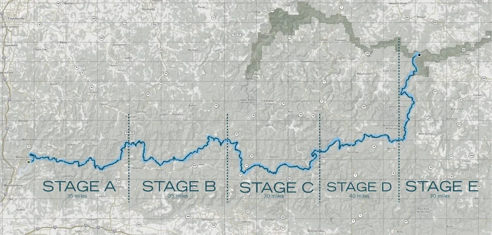 Ozark Highlands Trail Map Ozark Highland Trail — 37 North Expeditions