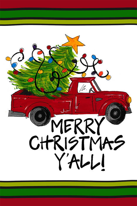 merry xmas y'all truck flag.jpg