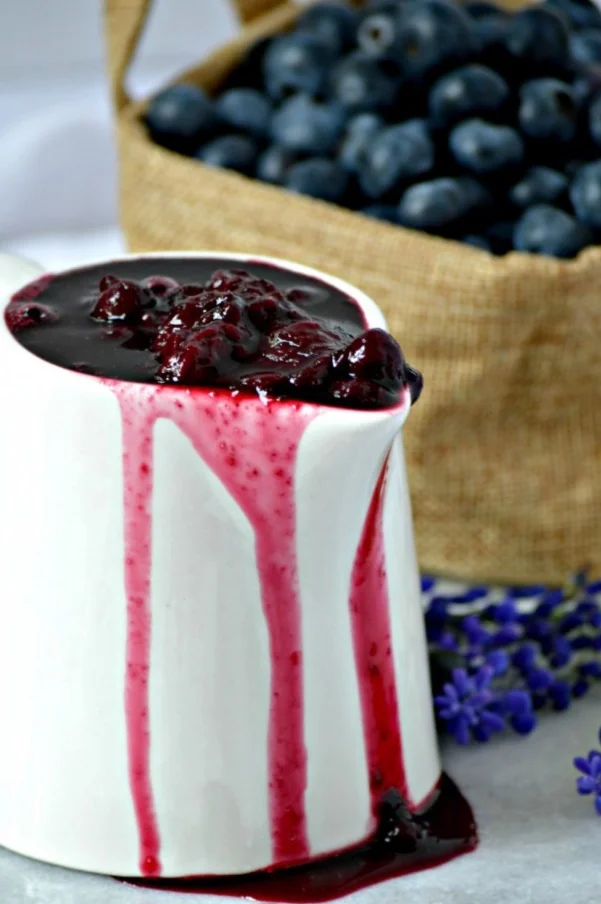 Folkstone Inn - Lemon Soufflé Pancakes with Blueberry Compote Recipe