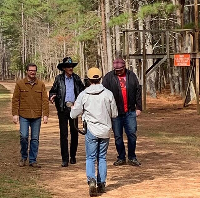 Here's a sneak peek of #racing legends @richardpettymotorsports &amp;  @dalejr filminga new show with Matthew Dillner at the #historicocconeecheespeedwaytrail trail here in beautiful Hillsborough, NC. This track is the only surviving dirt speedway fr