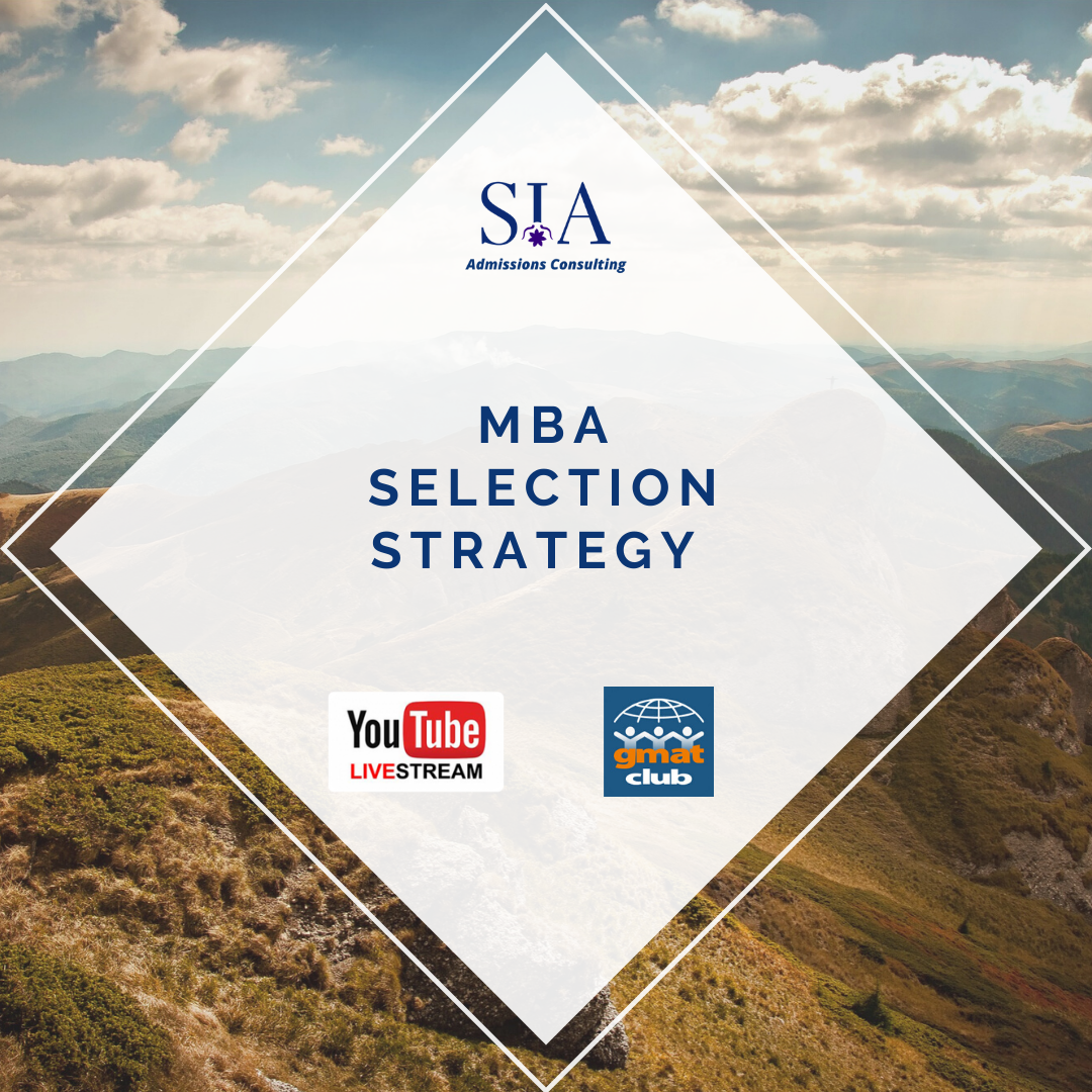Partnership with GMAT Club YouTube Live: Which MBA Program is Right for You?