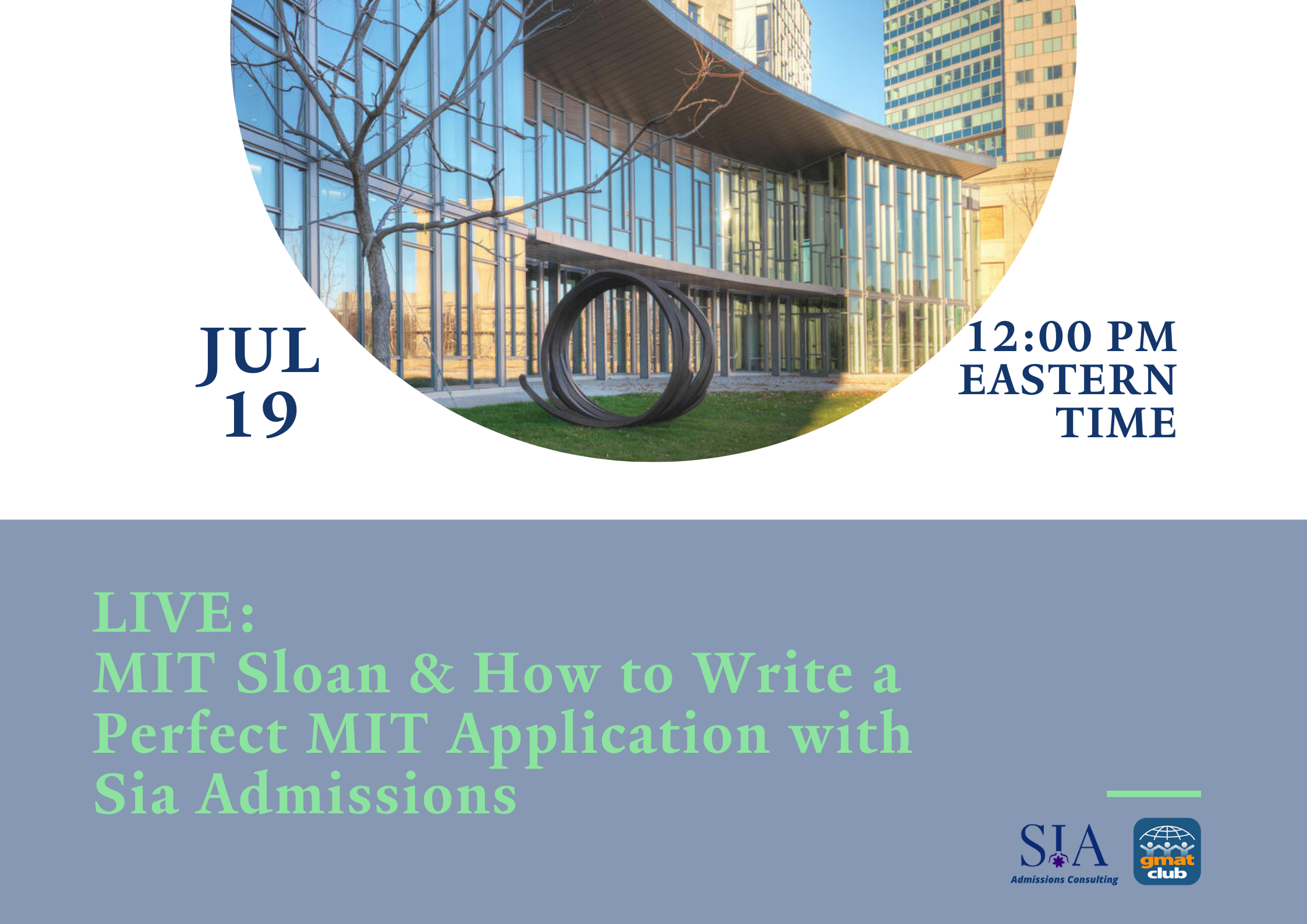 MIT Sloan & How to Write a Perfect MIT Application with Sia Admissions