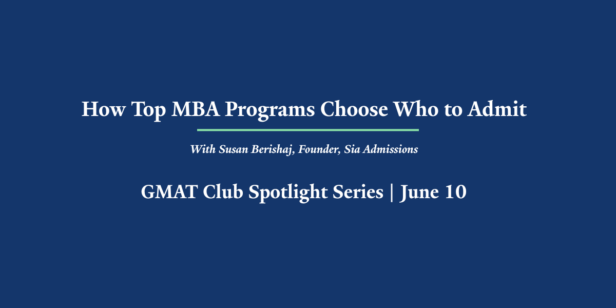 How Top MBA Programs Choose Who to Admit