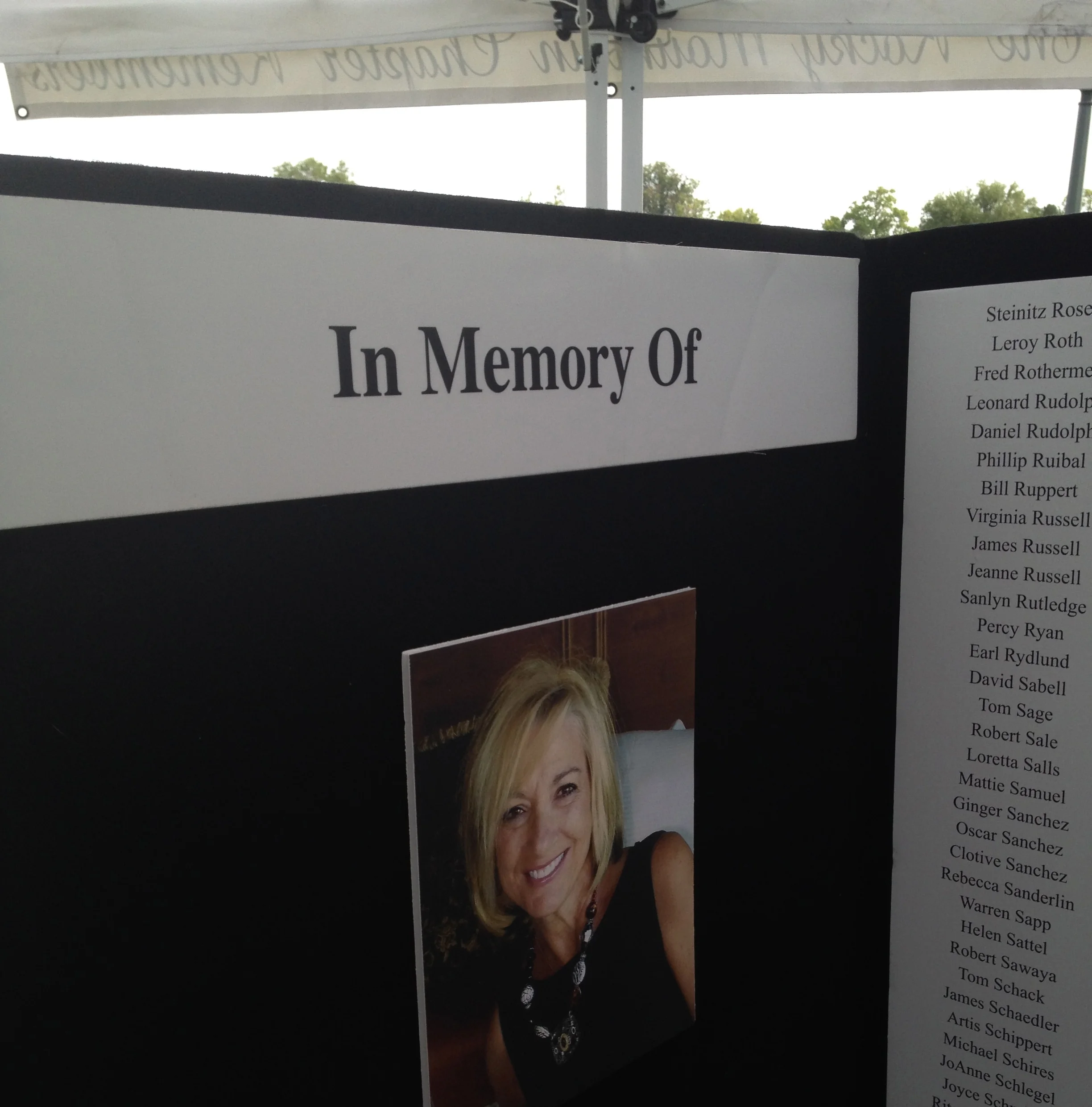 ALS is a nasty lurking shadow and I hate it