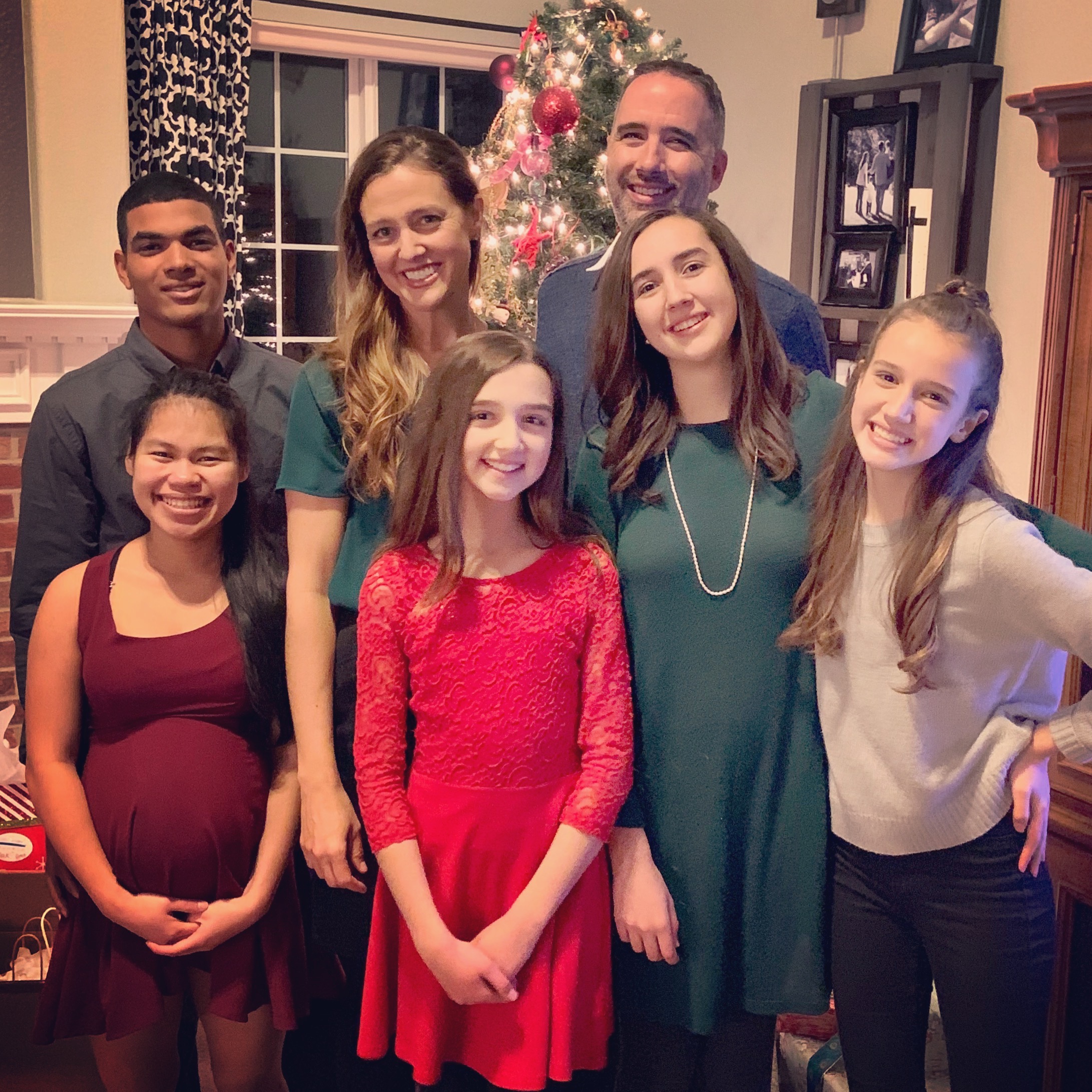 The Oshman family in late 2018