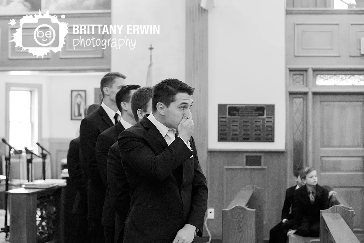 Indianapolis-wedding-photographer-st-roch-catholic-church-groom-reaction-ceremony.jpg