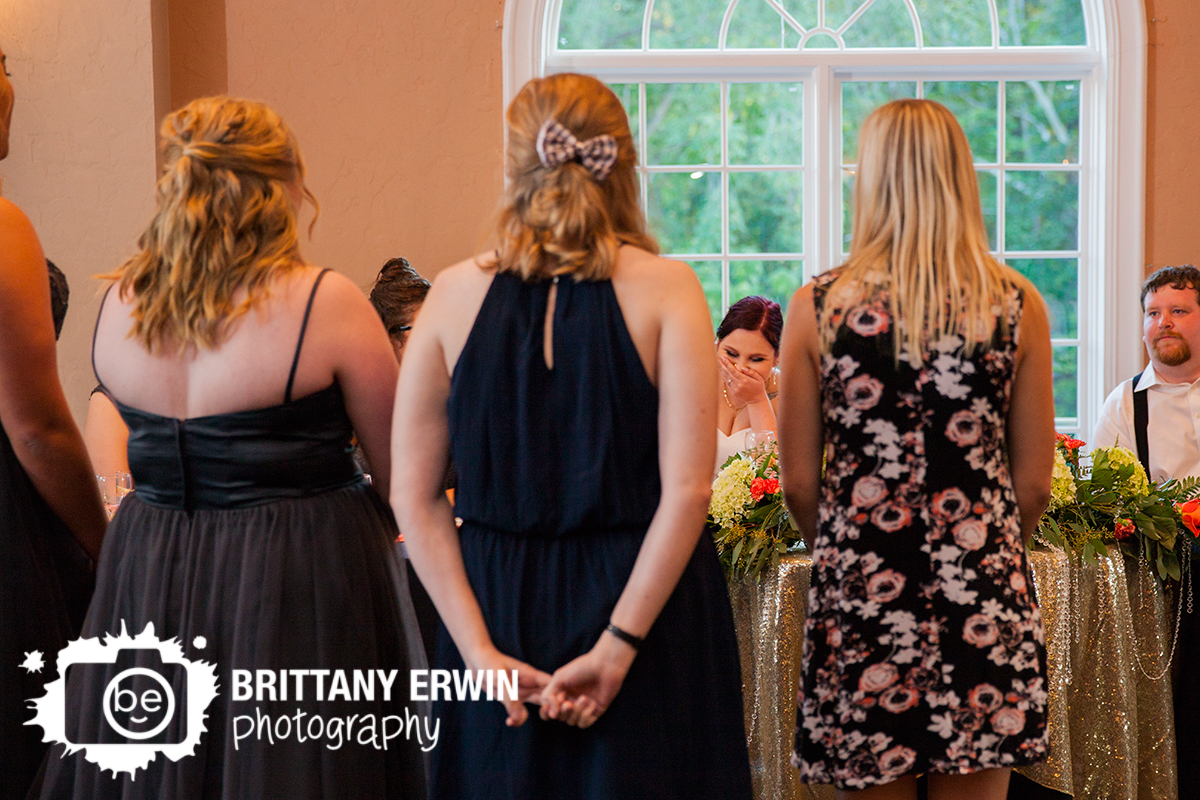 Indianapolis-wedding-reception-photographer-toast-sorority-song-bride-reaction-Hillcrest-Country-Club.jpg