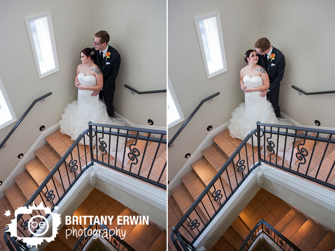 Indianapolis-wedding-photographer-Hillcrest-Country-Club-stairwell-couple-in-window.jpg