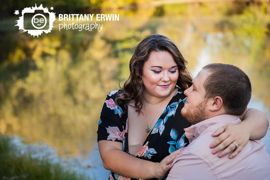 Indianapolis-engagement-portrait-photographer-couple-by-pond-Brittany-Erwin-Photography.jpg