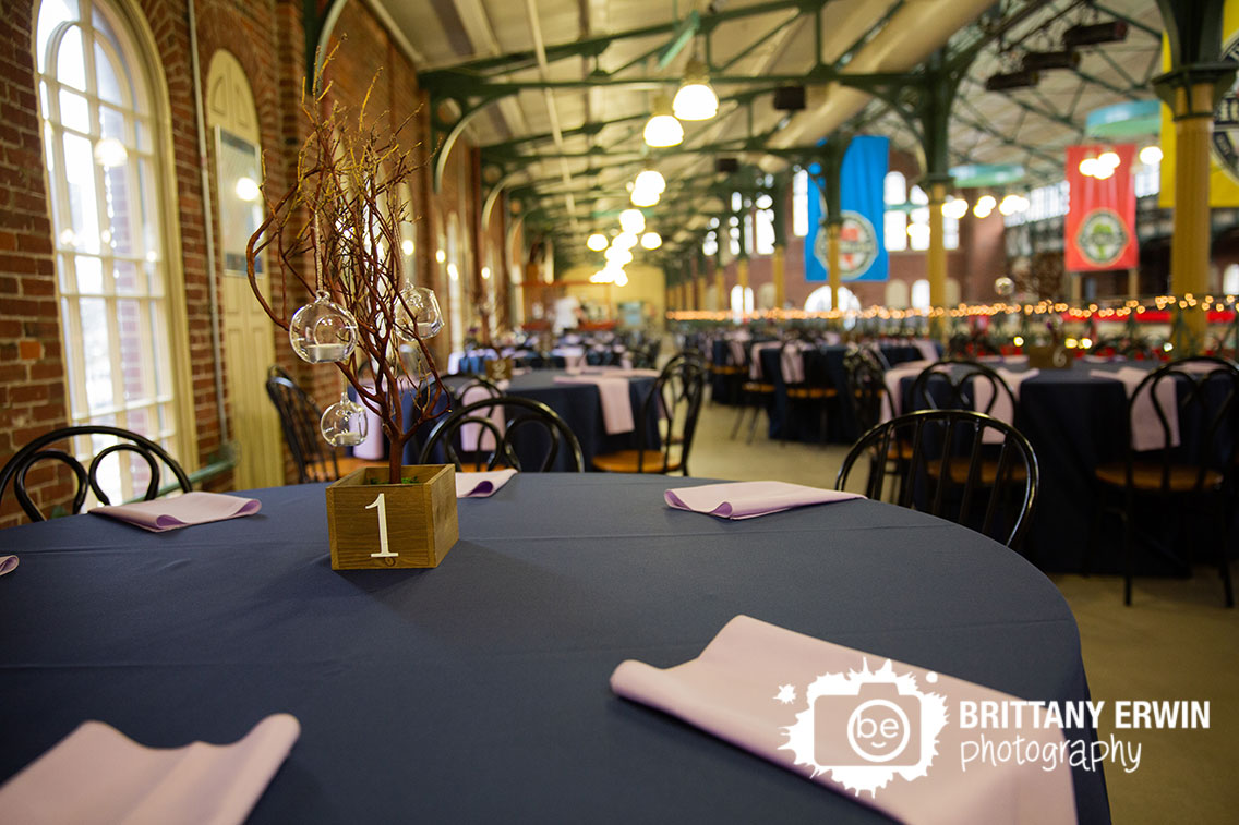 Indianapolis-city-market-wedding-reception-photographer-centerpiece-candle-tree-number-glass-ball.jpg