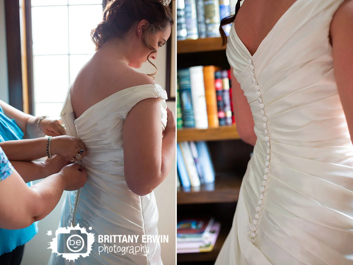 Clayshire-castle-button-back-dress-bride-in-window-of-library.jpg