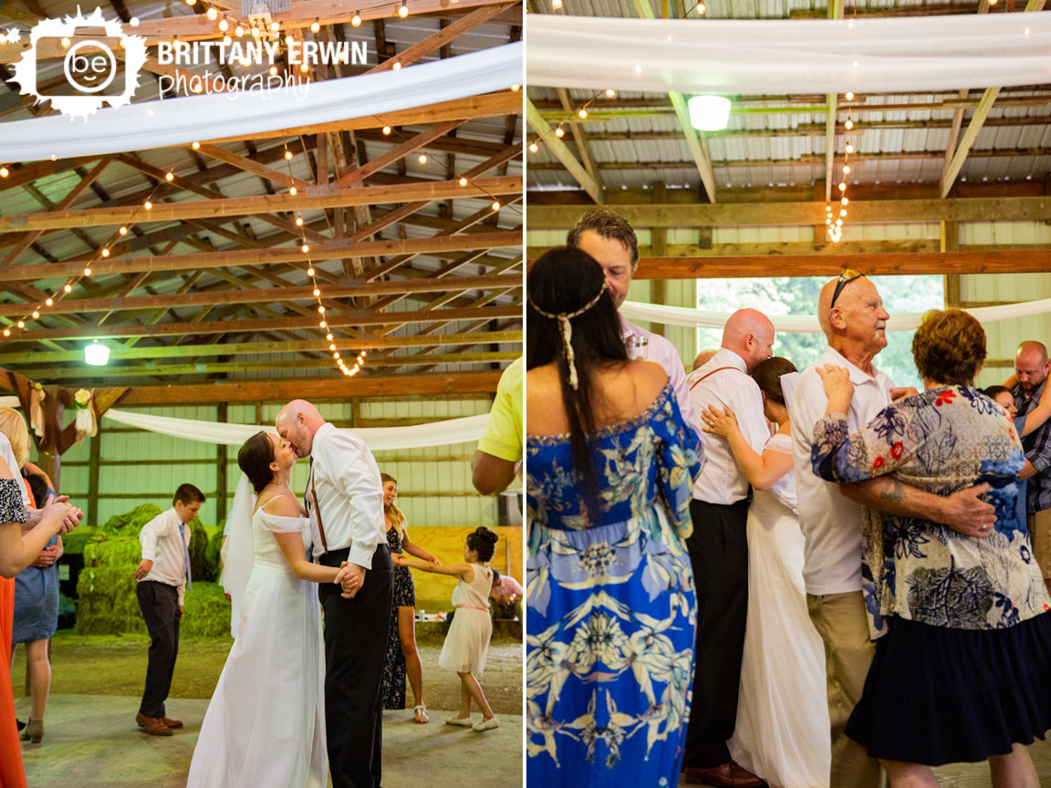 First-dance-barn-wedding-tulle-flowers-around-dance-floor.jpg