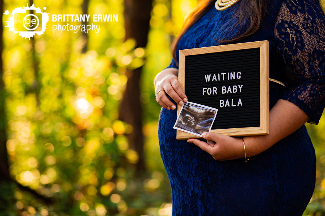 Camby-Indiana-fall-maternity-portrait-photographer-mother-to-be-letterboard-sign-waiting-for-baby-with-ultrasound.jpg