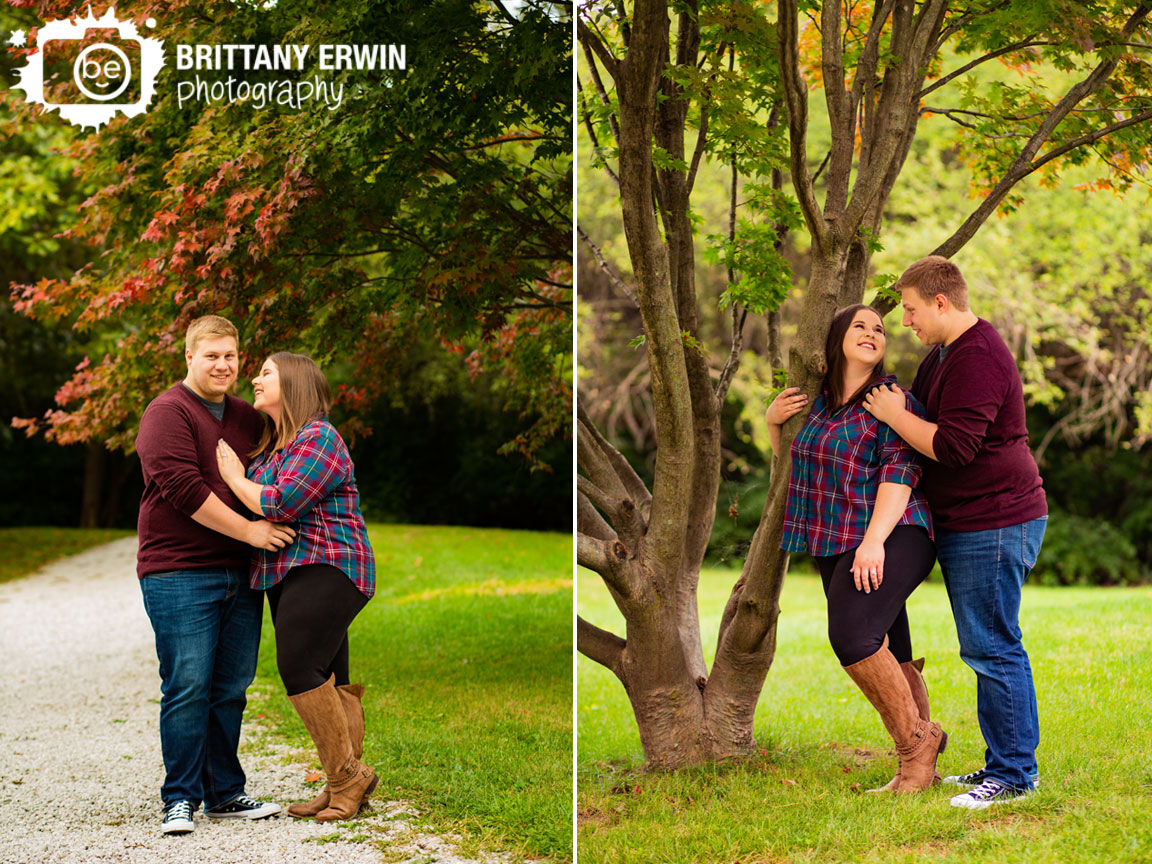 Camby-Indiana-engagement-portrait-photographer-fall-leaves-red-japanese-maple-tree-couple-laugh.jpg