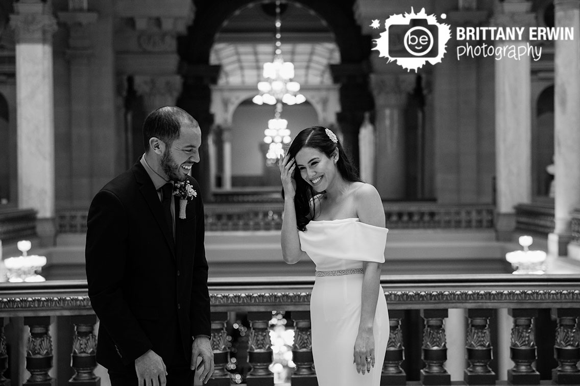 Indiana-State-House-Elopement-couple-after-ceremony-upstairs.jpg