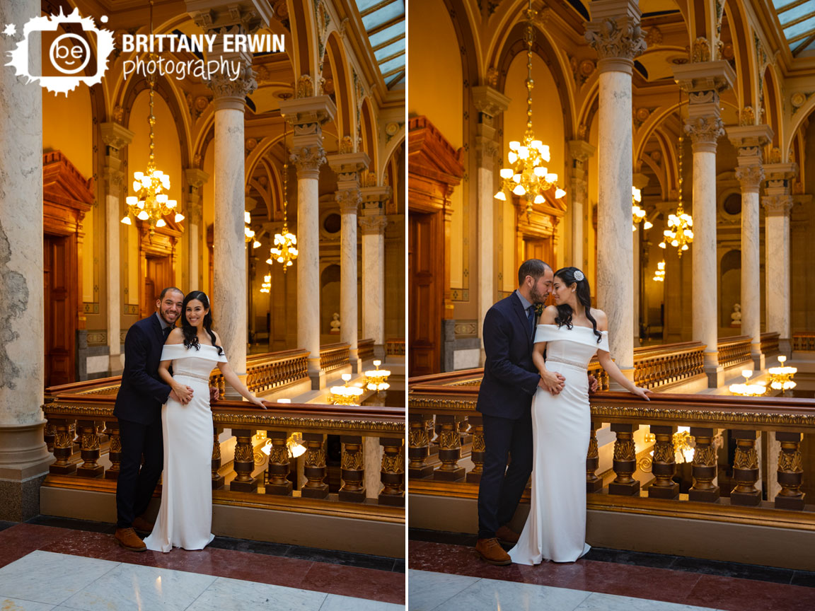 Indianapolis-elopement-photographer-couple-on-balcony-on-Indiana-State-Capitol-building.jpg