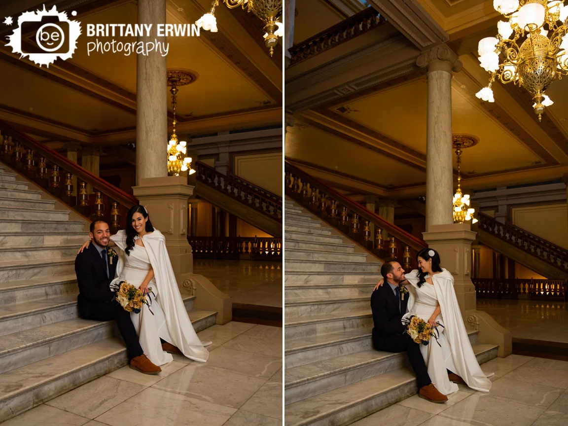 Indiana-State-House-couple-on-steps-marble-floors-chandeliers-elopement.jpg