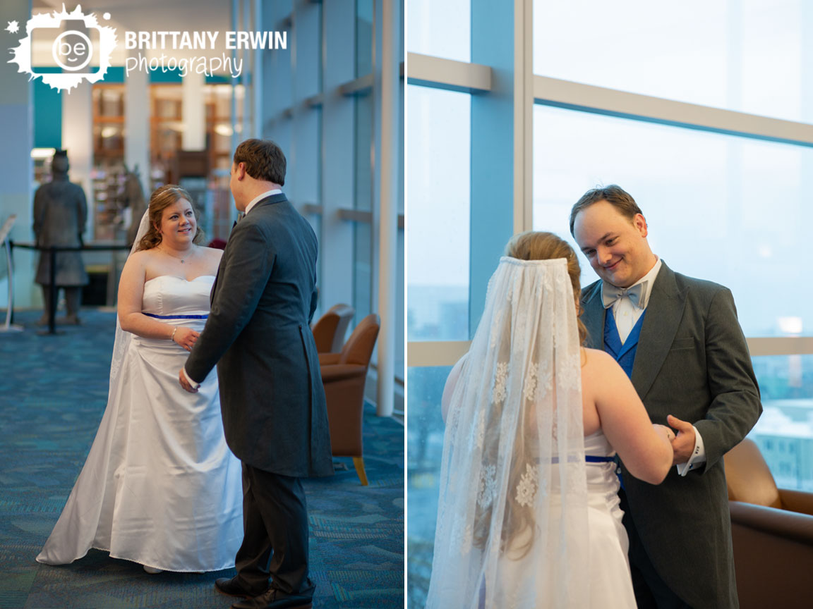 Indianapolis-wedding-photographer-first-look-bride-and-groom-at-central-public-library.jpg