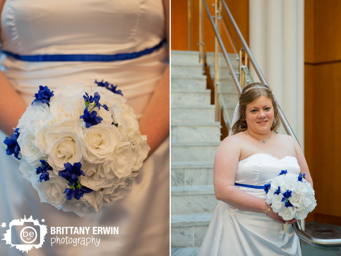 Indianapolis-wedding-photographer-bride-at-marble-steps-with-white-blue-boquet.jpg