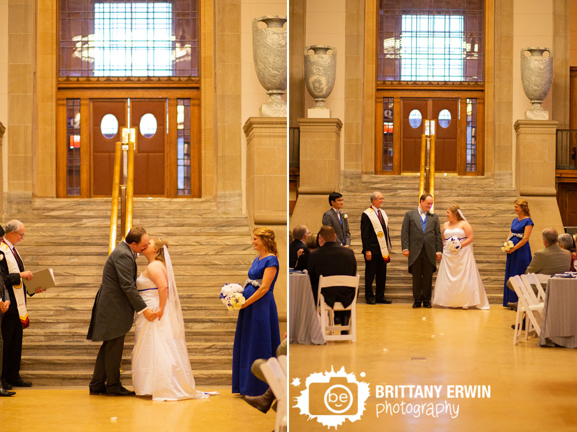 Indianapolis-wedding-photographer-ceremony-at-the-central-library-downtown-first-kiss.jpg