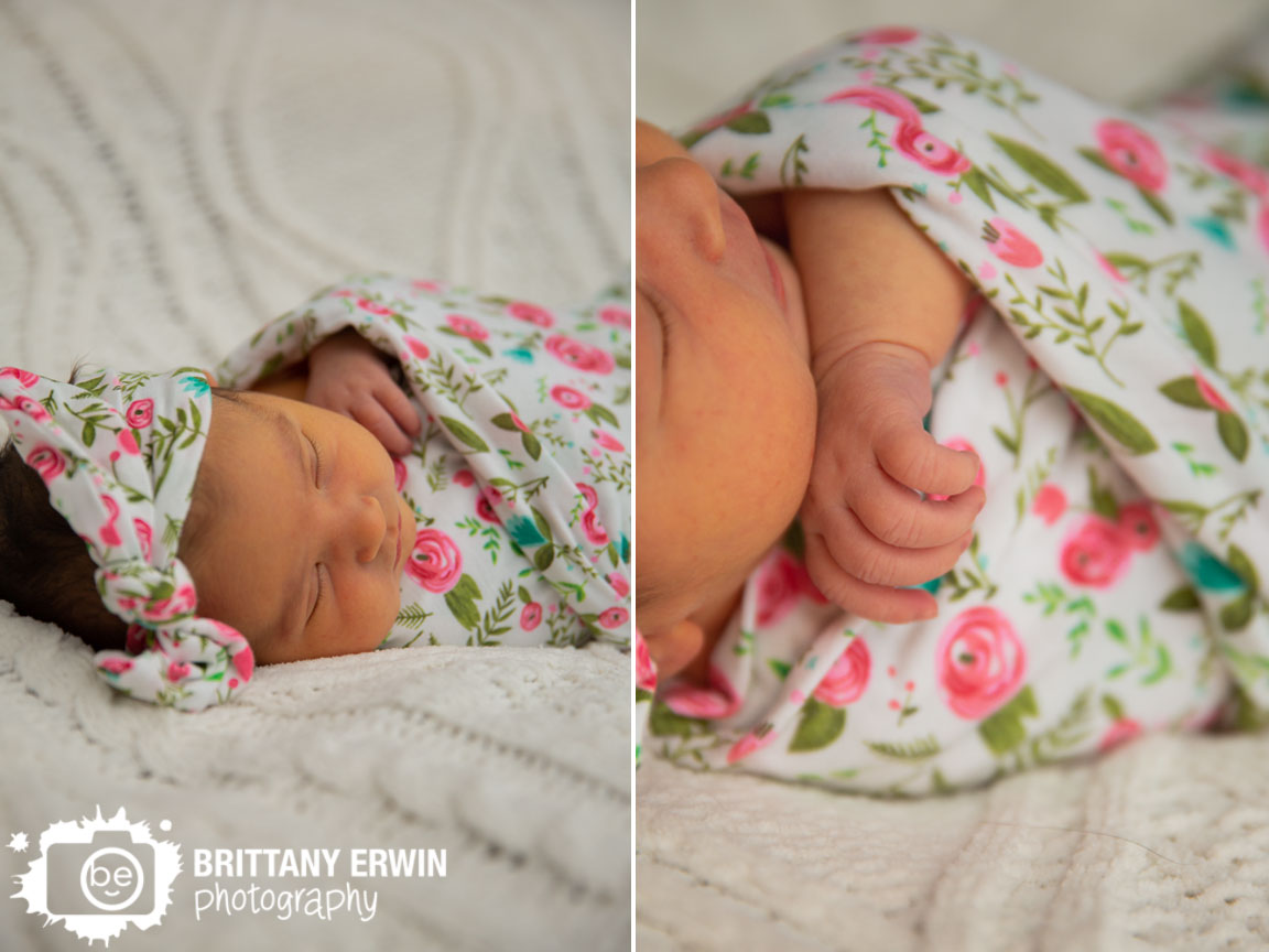 Indianapolis-portrait-photographer-newborn-lifestyle-in-home-sleeping-girl-detail-hand-flower-wrap.jpg
