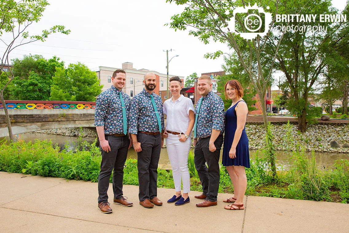 Broad-Ripple-indiana-bridal-party-portrait-group-by-rainbow-bridge.jpg