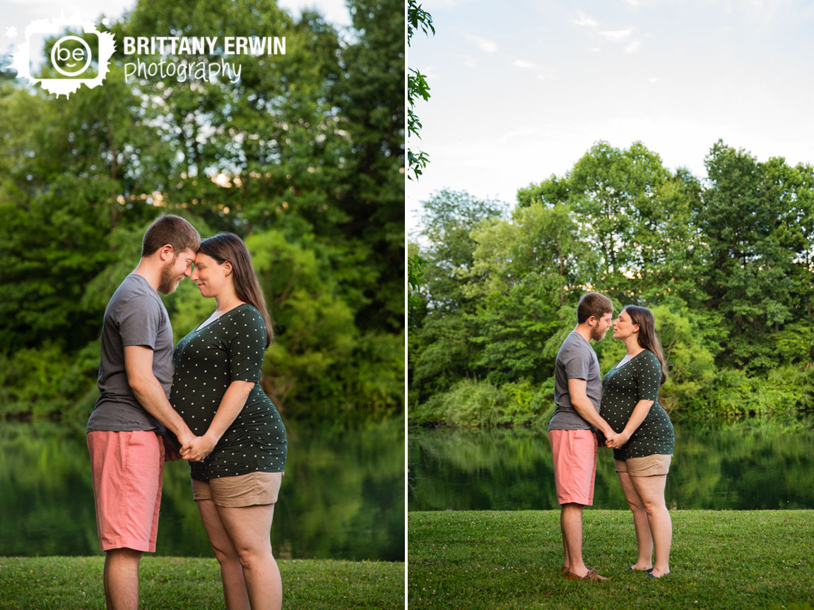 Indianapolis-maternity-portrait-photographer-couple-by-pond-at-sunset.jpg
