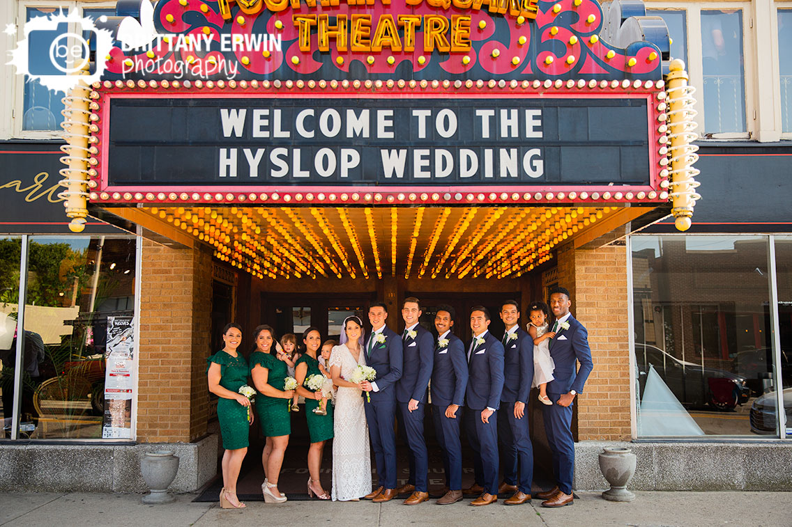 Fountain-Square-Theater-welcome-to-wedding-sign-vintage-lights.jpg
